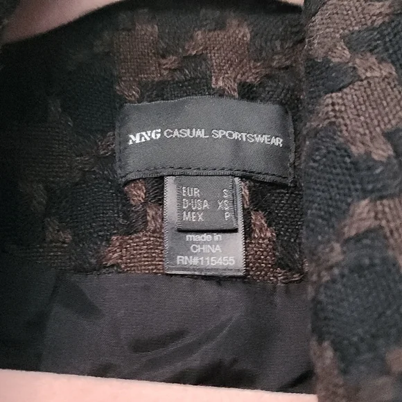 Mango Patterned Cropped Jacket - Picture 7 of 8